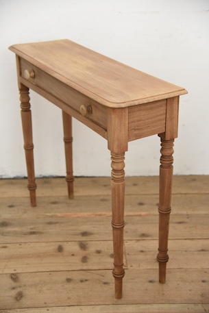 アンティーク　コンソール　ドロワーテーブル　剥離　フレンチ　イギリス