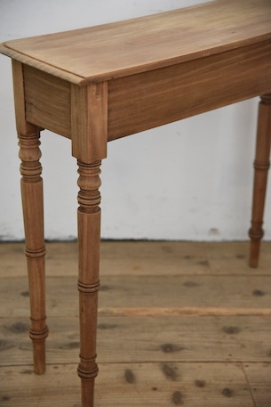 アンティーク　コンソール　ドロワーテーブル　剥離　フレンチ　イギリス