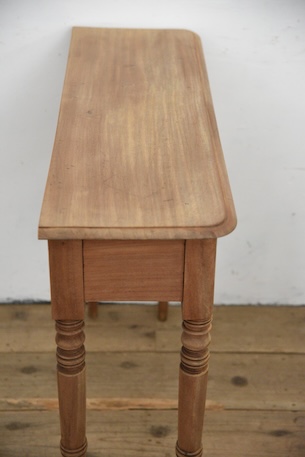 アンティーク　コンソール　ドロワーテーブル　剥離　フレンチ　イギリス