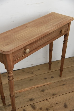 アンティーク　コンソール　ドロワーテーブル　剥離　フレンチ　イギリス