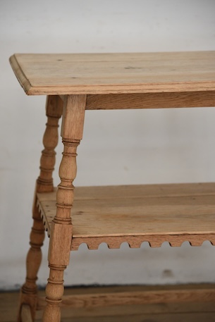 アンティーク　サイドテーブル　剥離　飾り台　フレンチ