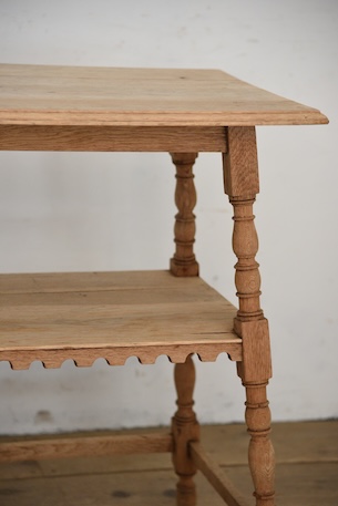 アンティーク　サイドテーブル　剥離　飾り台　フレンチ