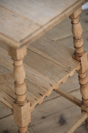 アンティーク　サイドテーブル　剥離　飾り台　フレンチ