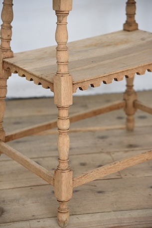 アンティーク　サイドテーブル　剥離　飾り台　フレンチ