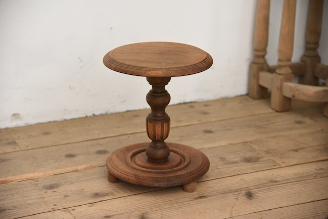 アンティーク　ヴィンテージ　花台　フラワースタンド　ローテーブル