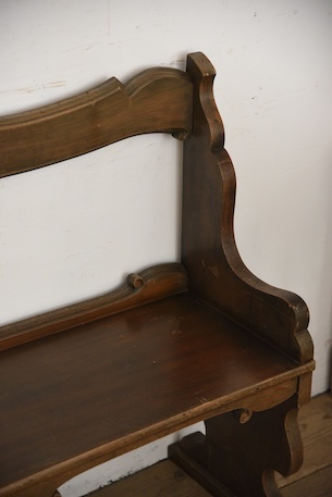 アンティーク　ベンチ　フレンチ　チャーチベンチ