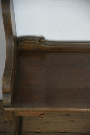 アンティーク　ベンチ　フレンチ　チャーチベンチ