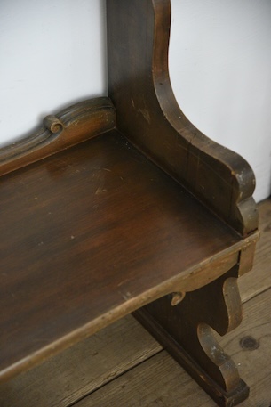 アンティーク　ベンチ　フレンチ　チャーチベンチ