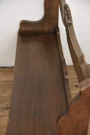 アンティーク　ベンチ　フレンチ　チャーチベンチ