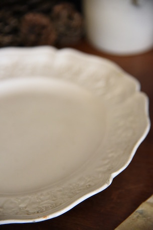 【プップさま】* antique ❀ 美しい転写の アンティーク プレート アンティーク転写プリント皿 ベルギー dordrecht bfk リム