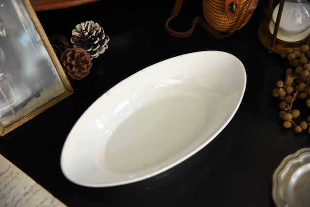 アンティーク　　クレイユモントロー　　皿　　陶器　　プレート
