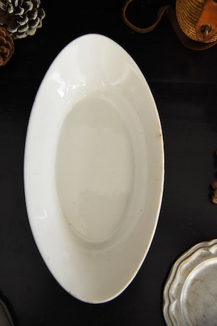 アンティーク　　クレイユモントロー　　皿　　陶器　　プレート