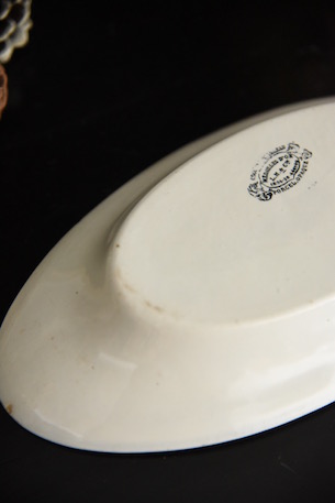 アンティーク　　クレイユモントロー　　皿　　陶器　　プレート