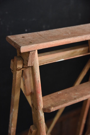 アンティーク　ラダー　木製