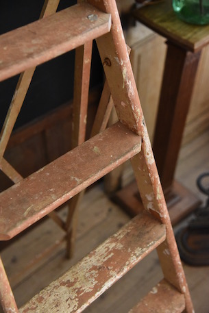 アンティーク　ラダー　木製