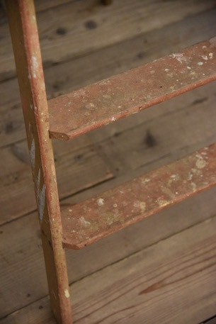 アンティーク　ラダー　木製