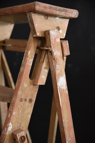 アンティーク　ラダー　木製