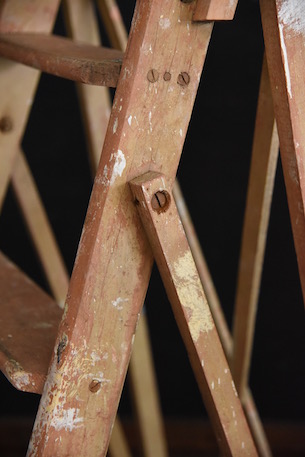 アンティーク　ラダー　木製