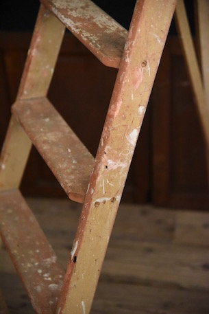 アンティーク　ラダー　木製