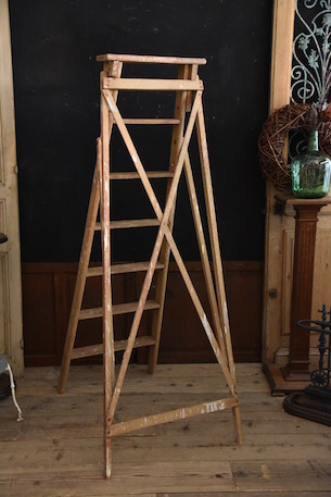 アンティーク　ラダー　木製