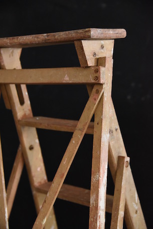アンティーク　ラダー　木製