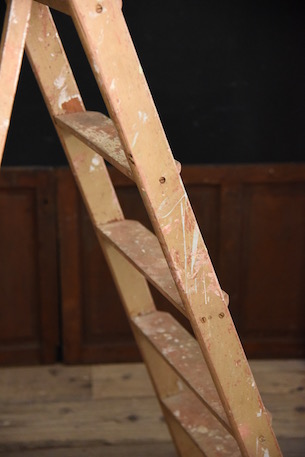 アンティーク　ラダー　木製