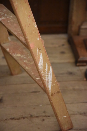 アンティーク　ラダー　木製