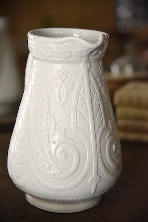 アンティーク　イギリス　陶器ジャグ