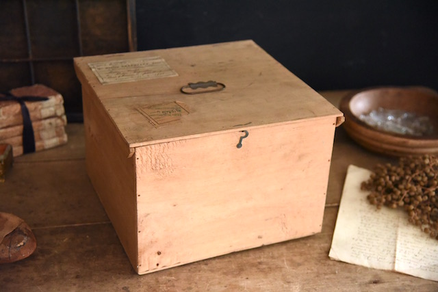 アンティーク　ウッドボックス　木製　フランス
