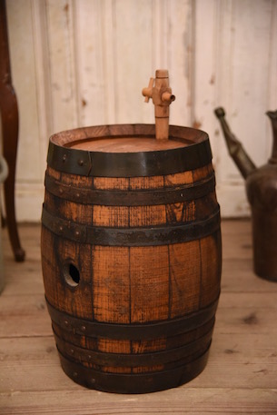 アンティーク　樽　バレル　フレンチ　木製