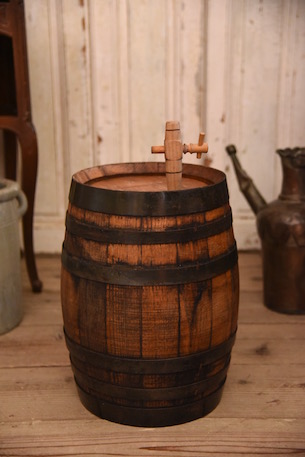 アンティーク　樽　バレル　フレンチ　木製