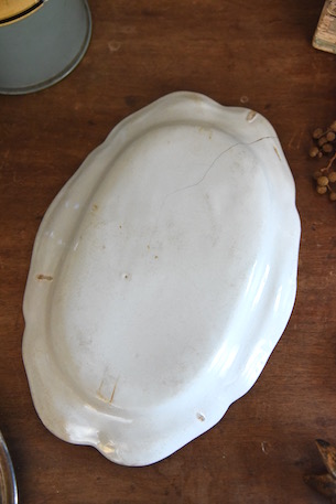 南仏の花リムオーバルのお皿