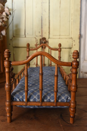 フレンチアンティーク　バンブー　人形用ベッド フレンチアンティーク バンブー 人形用ベッド