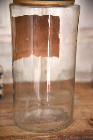 アンティーク　薬品ガラスボトル　缶蓋1