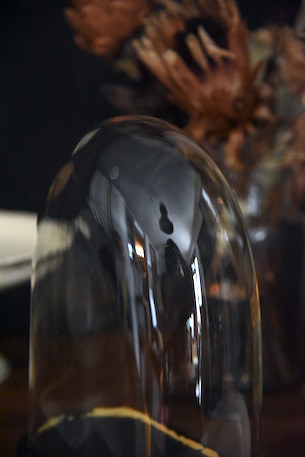 アンティーク　ガラスドーム フレンチ　小　3