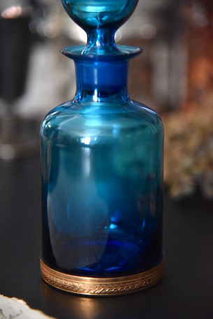 青いガラスボトル 約30cm 14171418bluebottle_pipe1030-03.jpg