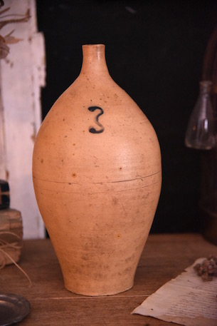 陶器　花器　フランス　アンティーク