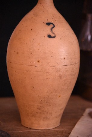 陶器　花器　フランス　アンティーク