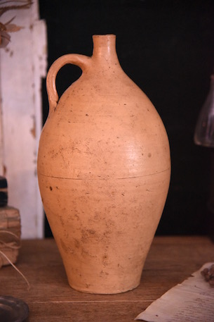 陶器　花器　フランス　アンティーク