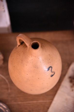 陶器　花器　フランス　アンティーク