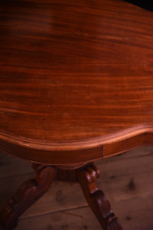 オーバル　テーブル　木製　引き出し　フランス　アンティーク