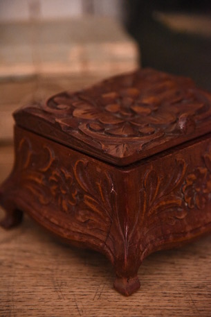 木製　ボックス　箱　フランス　アンティーク