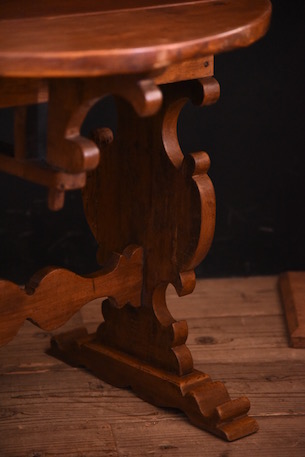 テーブル　木製　アンティーク　フランス　ベルギー