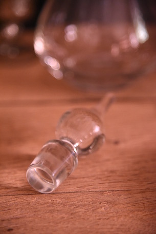 ガラス　デキャンタ　瓶　フランス　アンティーク