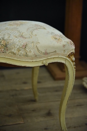 チェア　ペイント　ホワイト　フレンチ　アンティーク