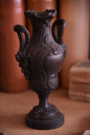 アンティーク　フレンチ　花瓶　ロカイユ