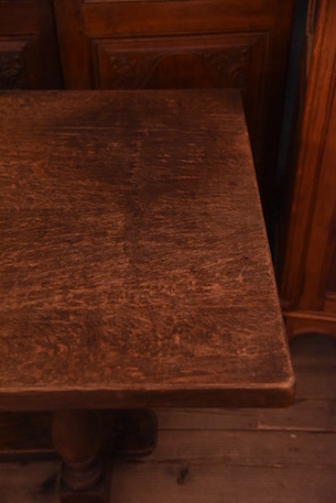 アンティーク　木製　ダイニングテーブル　フレンチ