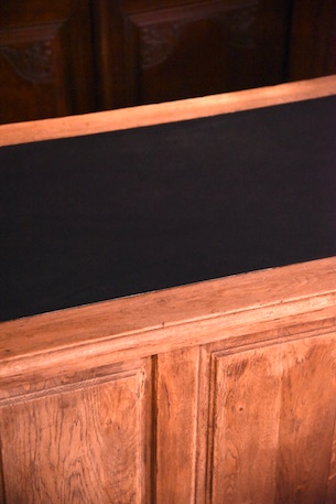 アンティーク　カウンター　デスク　フレンチ　店舗什器　無垢