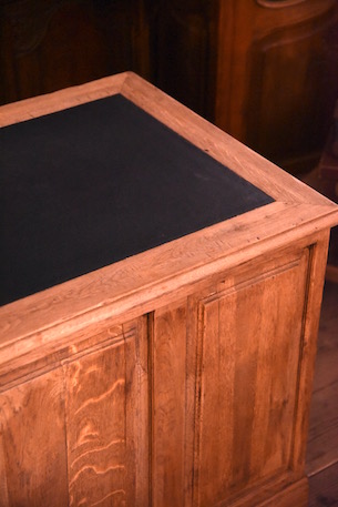 アンティーク　カウンター　デスク　フレンチ　店舗什器　無垢