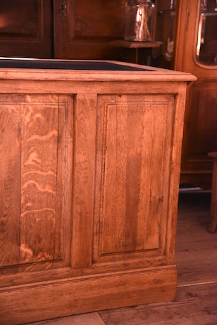 アンティーク　カウンター　デスク　フレンチ　店舗什器　無垢